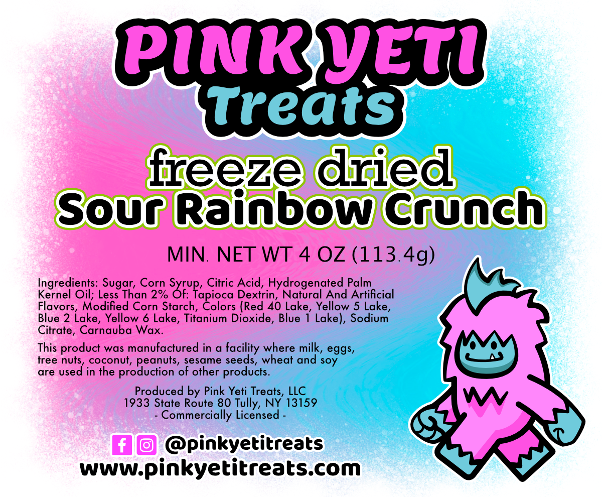 Freeze Dried Sour Rainbow Crunch