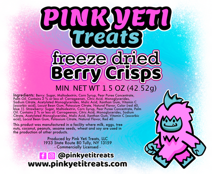 Freeze Dried Berry Crisps