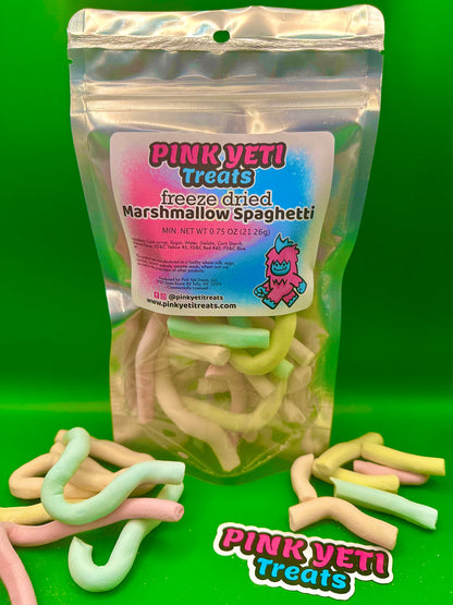 Freeze Dried Marshmallow Spaghetti