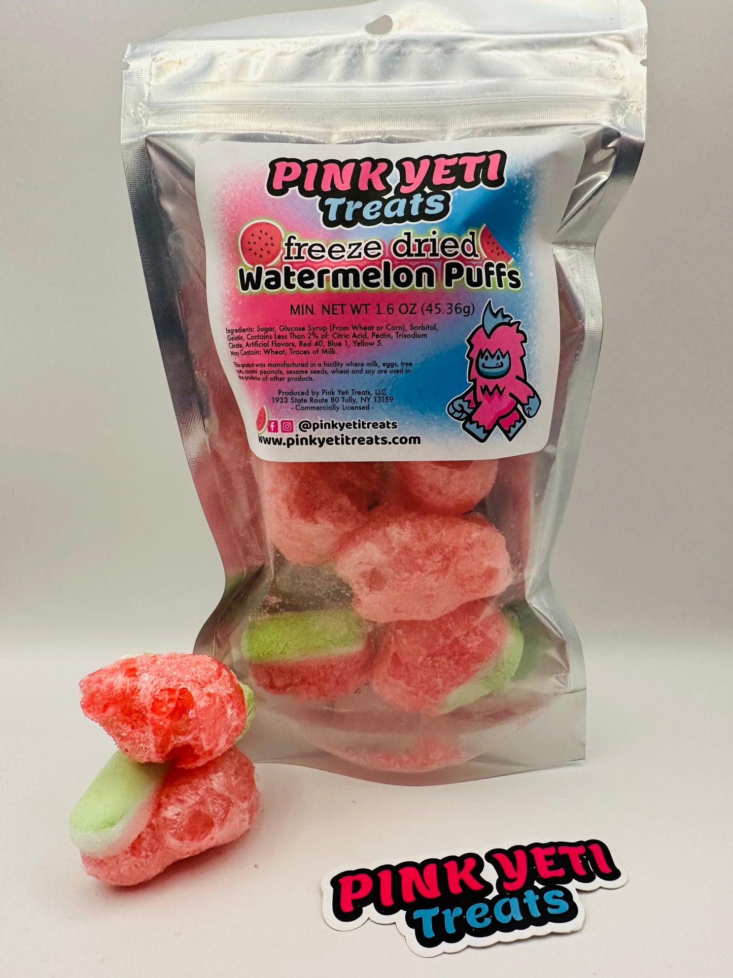 Freeze Dried Watermelon Puffs