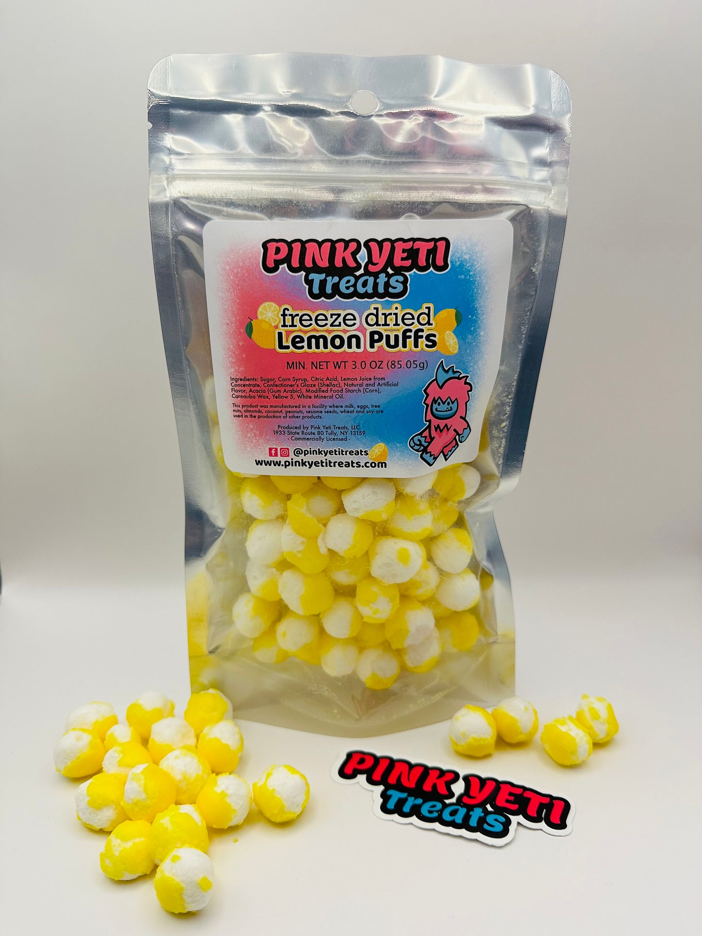 Freeze Dried Lemon Puffs