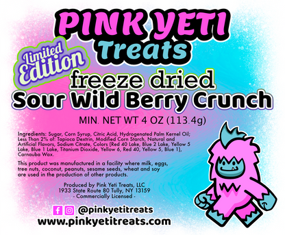 Freeze Dried Sour Wild Berry Crunch LIMITED EDITION